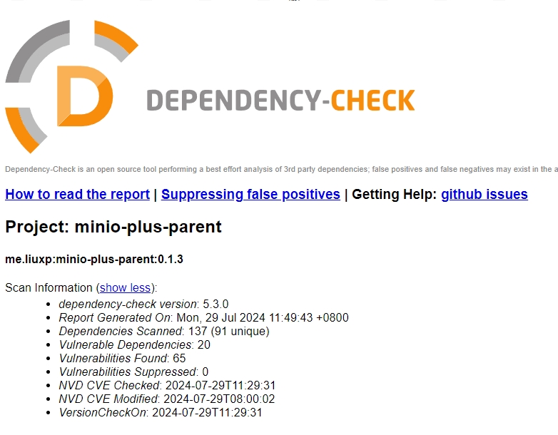 使用 Dependency Check 做安全漏洞扫描 | 竹栏呓语